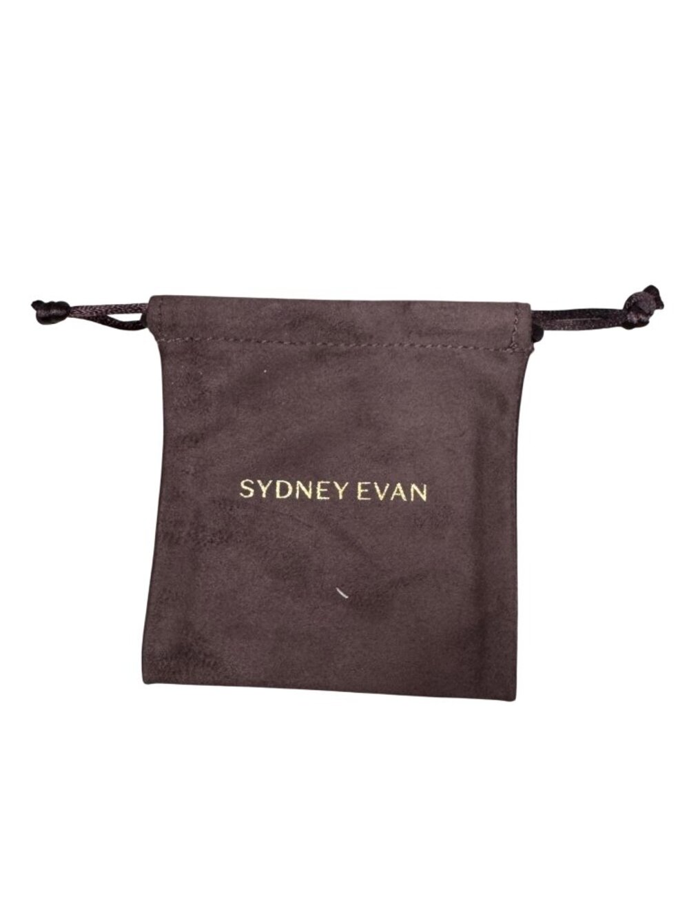 Sydney Evan Brown Suede Drawstring Jewelry Pouch 3x3.5 Bracelet Necklace Earring